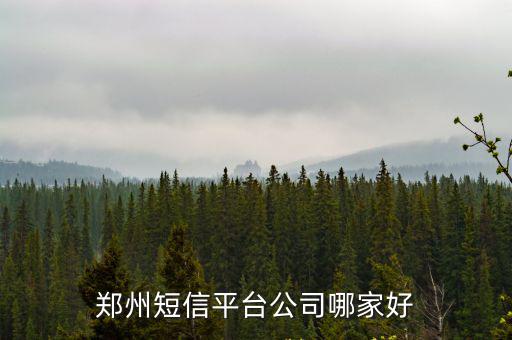 鄭州短信平臺公司哪家好