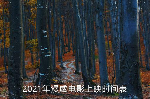 2021年漫威電影上映時間表