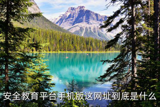 安全教育平臺手機版這網(wǎng)址到底是什么