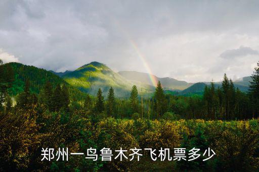 鄭州飛機(jī)票，鄭州一鳥魯木齊飛機(jī)票多少