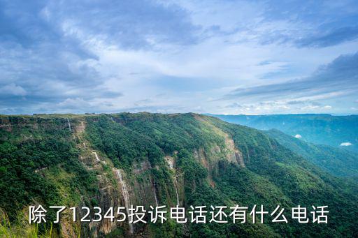 除了12345投訴電話還有什么電話