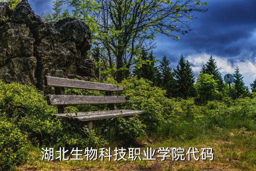 湖北生物科技職業學院代碼