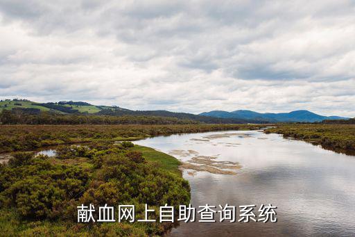 獻血網(wǎng)上自助查詢系統(tǒng)
