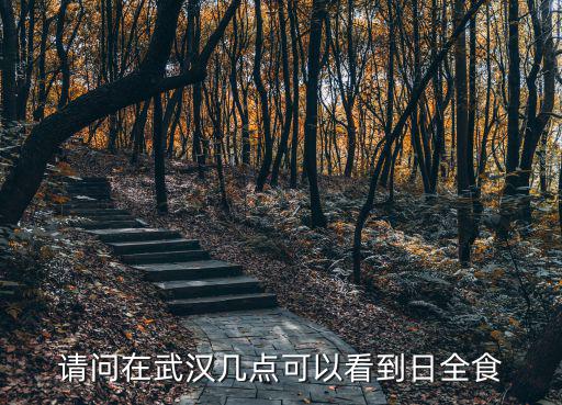 請問在武漢幾點可以看到日全食