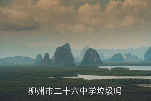 二十六中學，柳州市二十六中學垃圾嗎