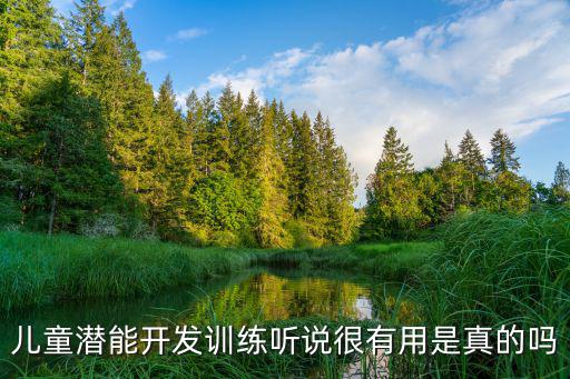 兒童潛能開發(fā)訓練聽說很有用是真的嗎