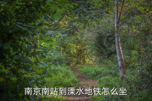 南京到溧水地鐵，南京南到溧水天生橋景區地鐵公交怎么走