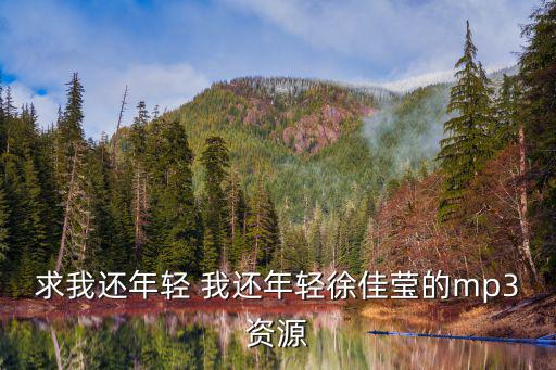 張葉蕾，求我還年輕 我還年輕徐佳瑩的mp3資源