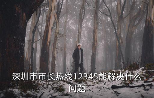 深圳市市長(zhǎng)熱線，12345市長(zhǎng)電話 多少錢一分鐘