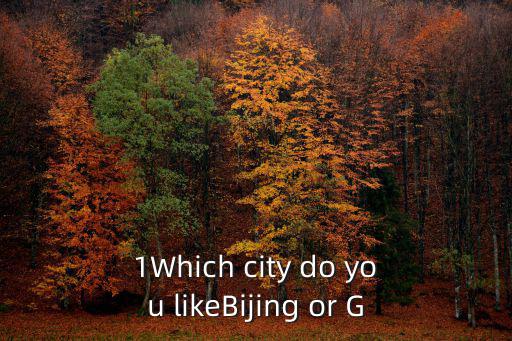 citydo，1Which city do you likeBijing or G
