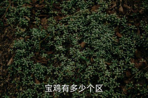 寶雞有多少個區