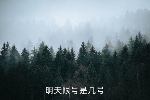 今天限幾，今天天氣及限號