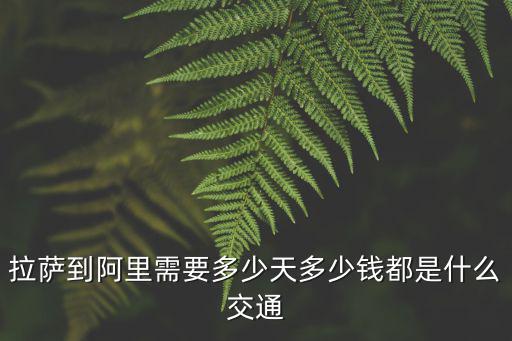 拉薩到阿里，拉薩到阿里需要多少天多少錢都是什么交通
