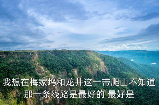 梅家塢，我想在梅家塢和龍井這一帶爬山不知道那一條線路是最好的 最好是