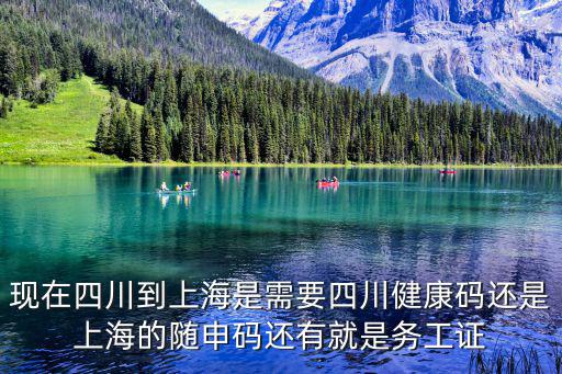 現在四川到上海是需要四川健康碼還是上海的隨申碼還有就是務工證