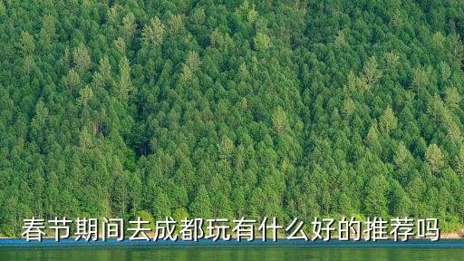 春節(jié)期間去成都玩有什么好的推薦嗎