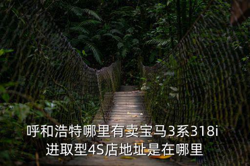 呼和浩特哪里有賣寶馬3系318i 進取型4S店地址是在哪里