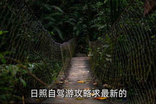 日照自駕游攻略求最新的