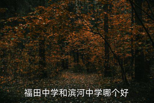 福田中學(xué)，福田中學(xué)和濱河中學(xué)哪個好