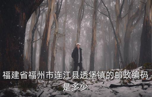 透堡鎮(zhèn)，福建省福州市連江縣透堡鎮(zhèn)下轄村委會有哪些