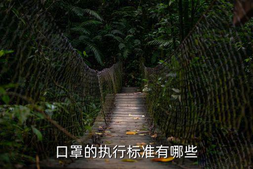 口罩的執行標準有哪些