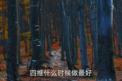 四維什么時候做最好
