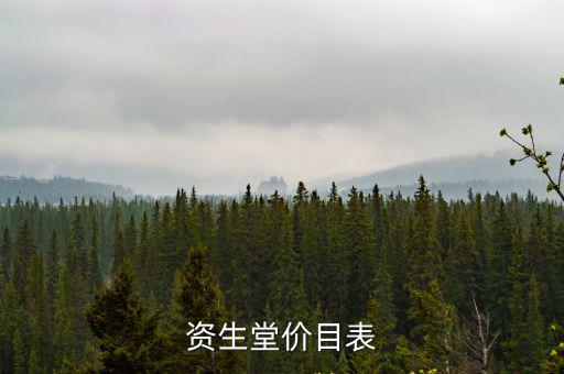 資生堂價目表