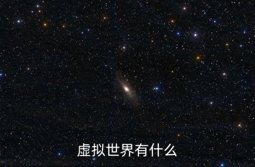 虛擬世界有什么