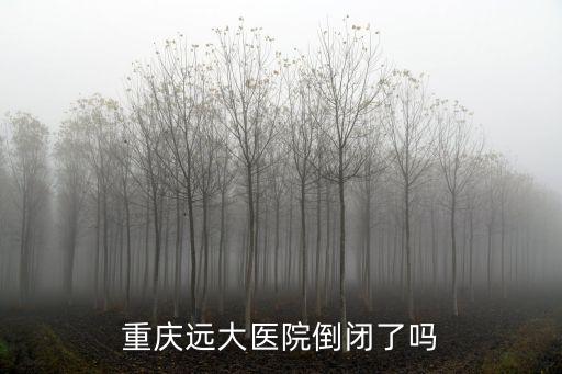 重慶遠大醫(yī)院倒閉了嗎
