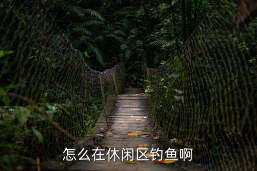 怎么在休閑區釣魚啊
