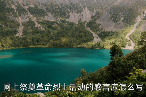 網上祭英烈，網上祭奠革命烈士活動的感言應怎么寫