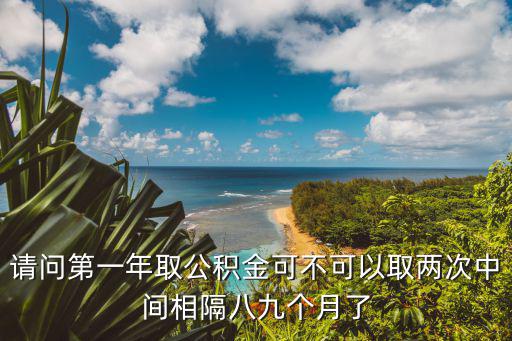 請(qǐng)問第一年取公積金可不可以取兩次中間相隔八九個(gè)月了