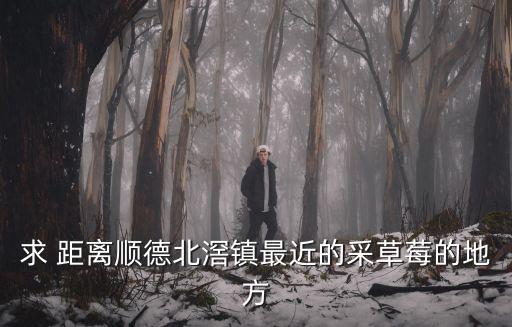 求 距離順德北滘鎮最近的采草莓的地方