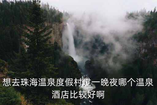 想去珠海溫泉度假村過一晚夜哪個溫泉酒店比較好啊