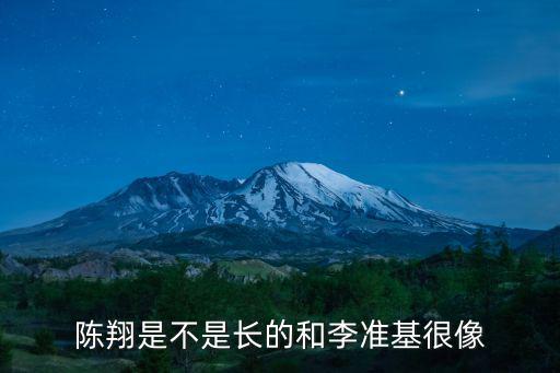 陳翔是不是長(zhǎng)的和李準(zhǔn)基很像