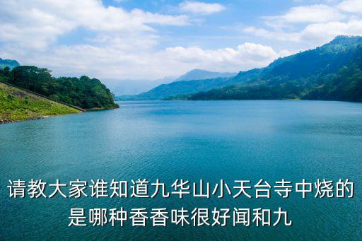 請教大家誰知道九華山小天臺寺中燒的是哪種香香味很好聞和九