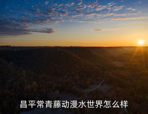 昌平常青藤動(dòng)漫水世界怎么樣