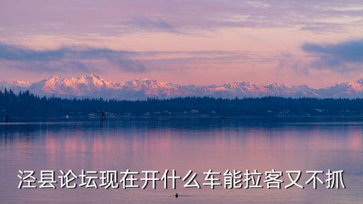 涇縣論壇現在開什么車能拉客又不抓