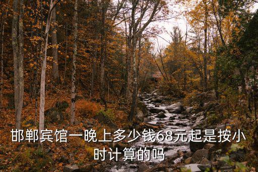 邯鄲賓館一晚上多少錢68元起是按小時計算的嗎