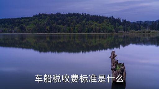 車船稅收費(fèi)標(biāo)準(zhǔn)是什么