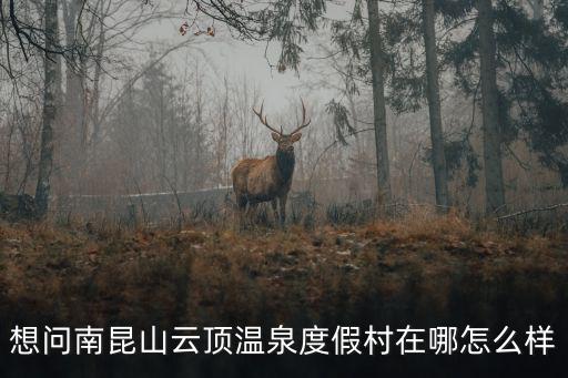 想問南昆山云頂溫泉度假村在哪怎么樣