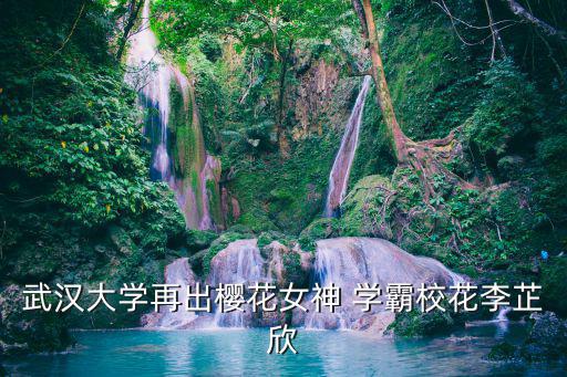 武漢大學再出櫻花女神 學霸校花李芷欣
