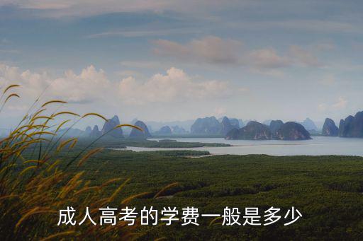 成人高考的學費一般是多少