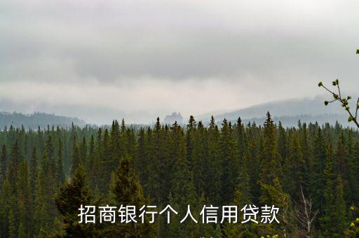 招商銀行個(gè)人貸款，申請(qǐng)招商銀行個(gè)人信用消費(fèi)貸款需要什么條件