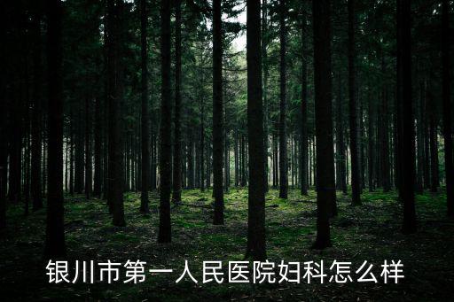 銀川市第一人民醫(yī)院，銀川市第一人民醫(yī)院婦科怎么樣