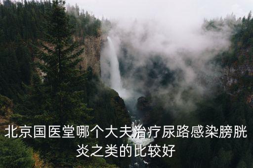 北京國醫堂哪個大夫治療尿路感染膀胱炎之類的比較好