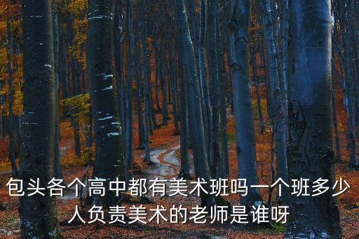 包頭各個(gè)高中都有美術(shù)班嗎一個(gè)班多少人負(fù)責(zé)美術(shù)的老師是誰(shuí)呀