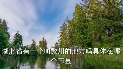 湖北省有一個叫黎川的地方嗎具體在哪個市縣