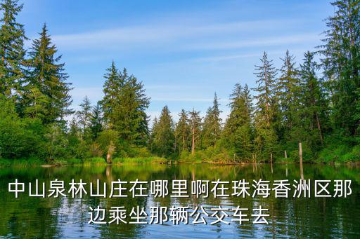 中山泉林山莊在哪里啊在珠海香洲區那邊乘坐那輛公交車去