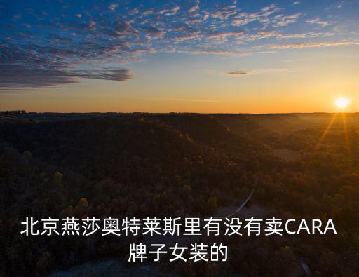 cara女裝，CARA 偏好是什么
